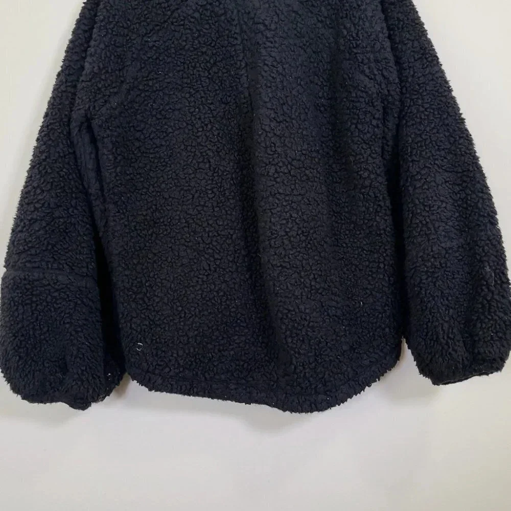 LULULEMON | WARM SHERPA PULLOVER IN BLACK